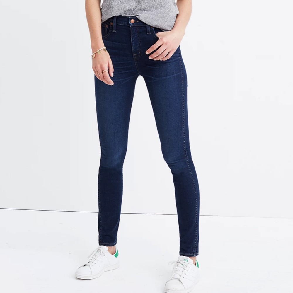 Madewell dark wash skinny jeans never worn size 27